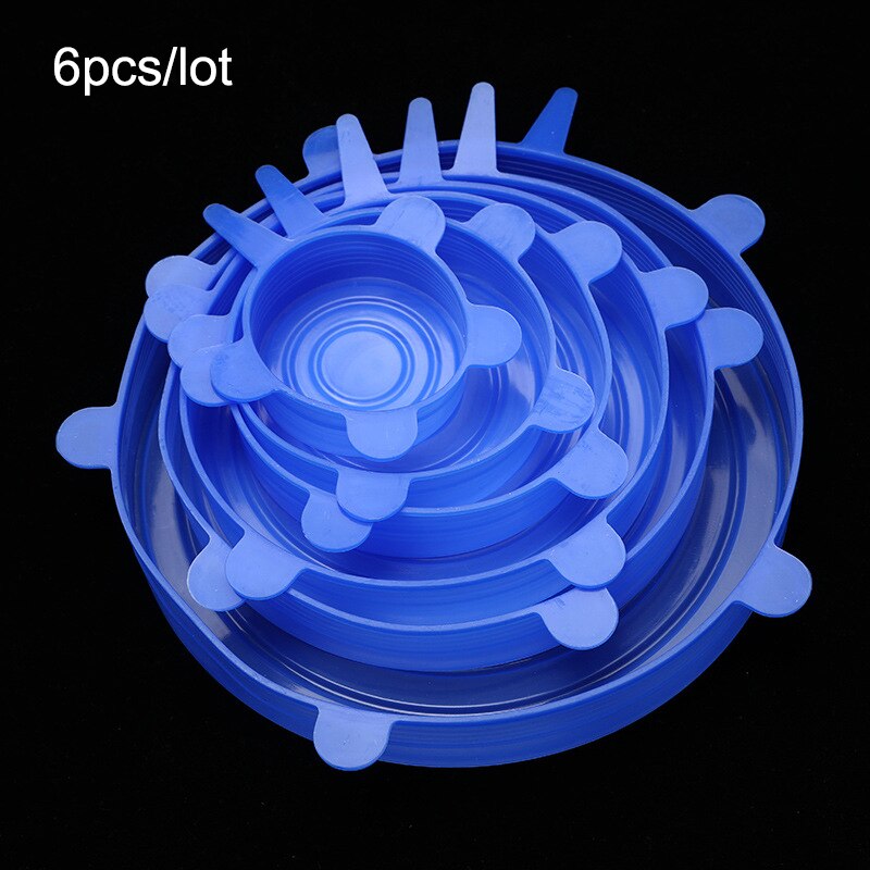 Kitchen Silicone Cover eco friendly Stretch Lids Reusable Airtight Food Wrap Covers Keeping Fresh Seal Bowl Stretchy Wrap Cover