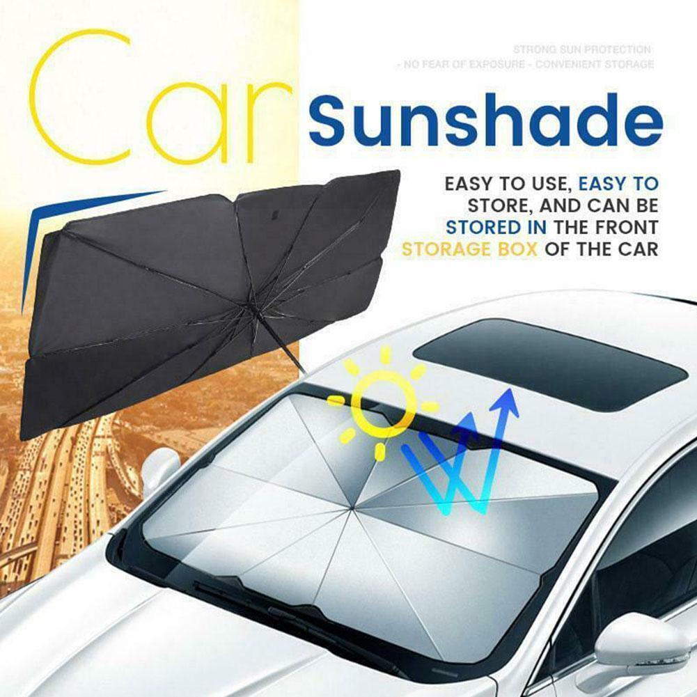 New Car Parasol Car Windshield Cover UV Protection Prevent Folding Front Shade Sun Falling Window Auto Umbrella Wear-resist P4Z5