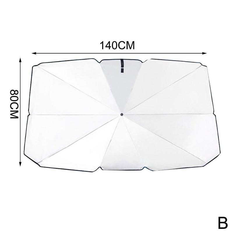 New Car Parasol Car Windshield Cover UV Protection Prevent Folding Front Shade Sun Falling Window Auto Umbrella Wear-resist P4Z5
