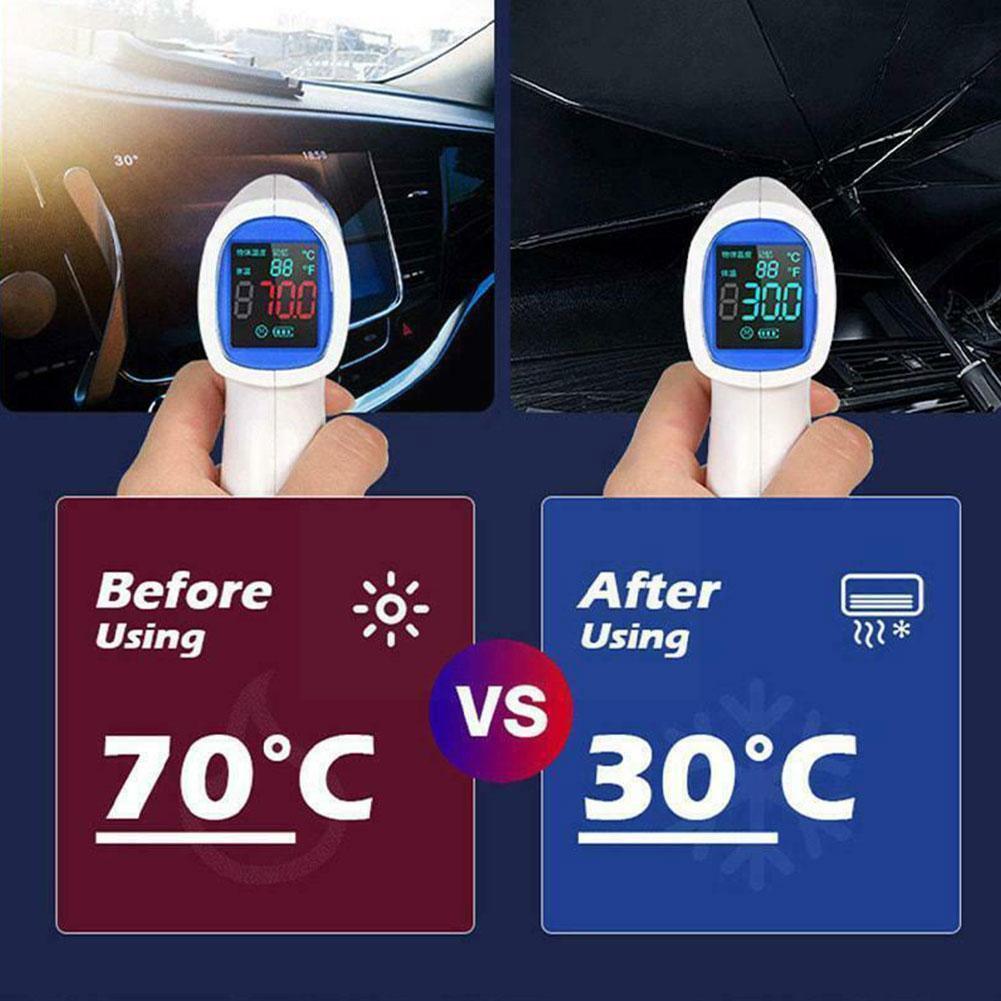 New Car Parasol Car Windshield Cover UV Protection Prevent Folding Front Shade Sun Falling Window Auto Umbrella Wear-resist P4Z5