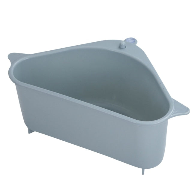 Triangle Dish Drying Rack for Sink Corner Roll Up Caddy Sponge Holder Foldable Stainless Steel Dish Drainer Shelf Organizer