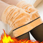 Translucent Warm Plush Lined Elastic Leggings