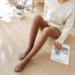 Translucent Warm Plush Lined Elastic Leggings