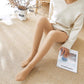Translucent Warm Plush Lined Elastic Leggings