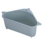 Triangle Dish Drying Rack for Sink Corner Roll Up Caddy Sponge Holder Foldable Stainless Steel Dish Drainer Shelf Organizer
