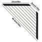 Triangle Dish Drying Rack for Sink Corner Roll Up Caddy Sponge Holder Foldable Stainless Steel Dish Drainer Shelf Organizer