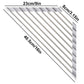 Triangle Dish Drying Rack for Sink Corner Roll Up Caddy Sponge Holder Foldable Stainless Steel Dish Drainer Shelf Organizer